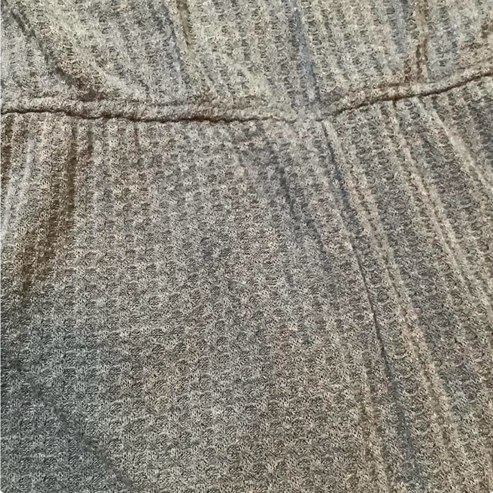 SHEIN Slate Blue Ribbed Strapless Romper - Picture 3 of 4